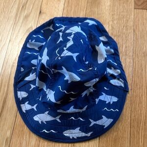 Pottery Barn Kids Blue Shark Print Hat